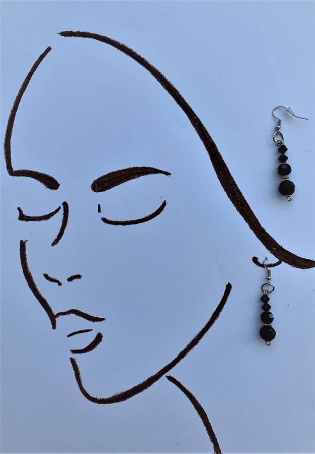 Black Diamond Earrings