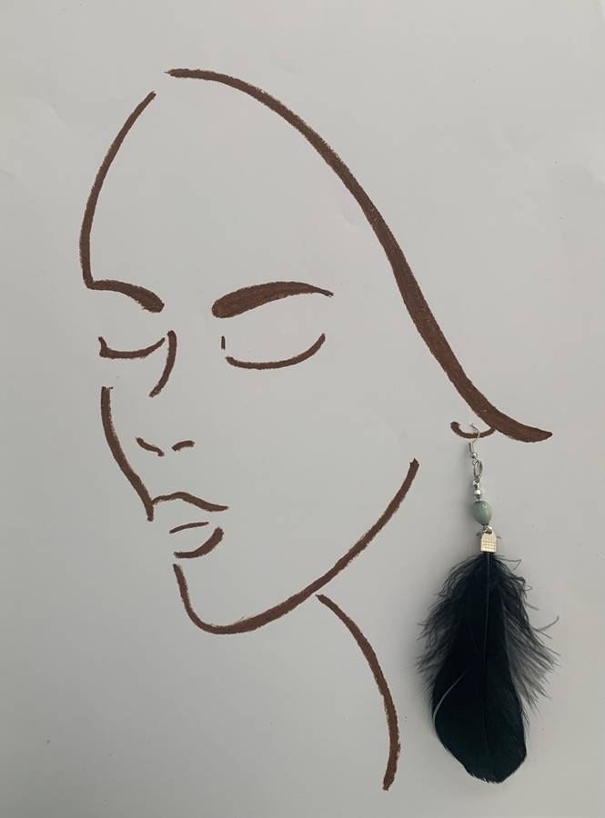 Black Swan Earrings