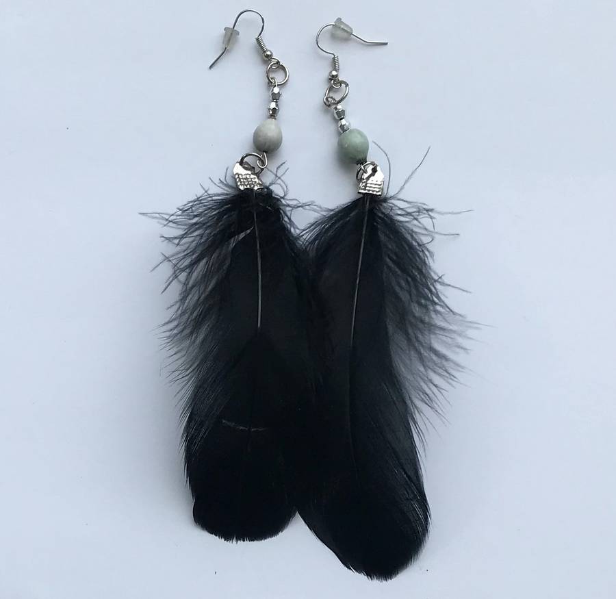 Black Swan Earrings