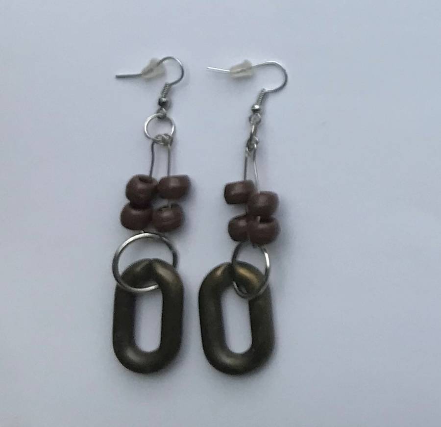 Coffee Earrings