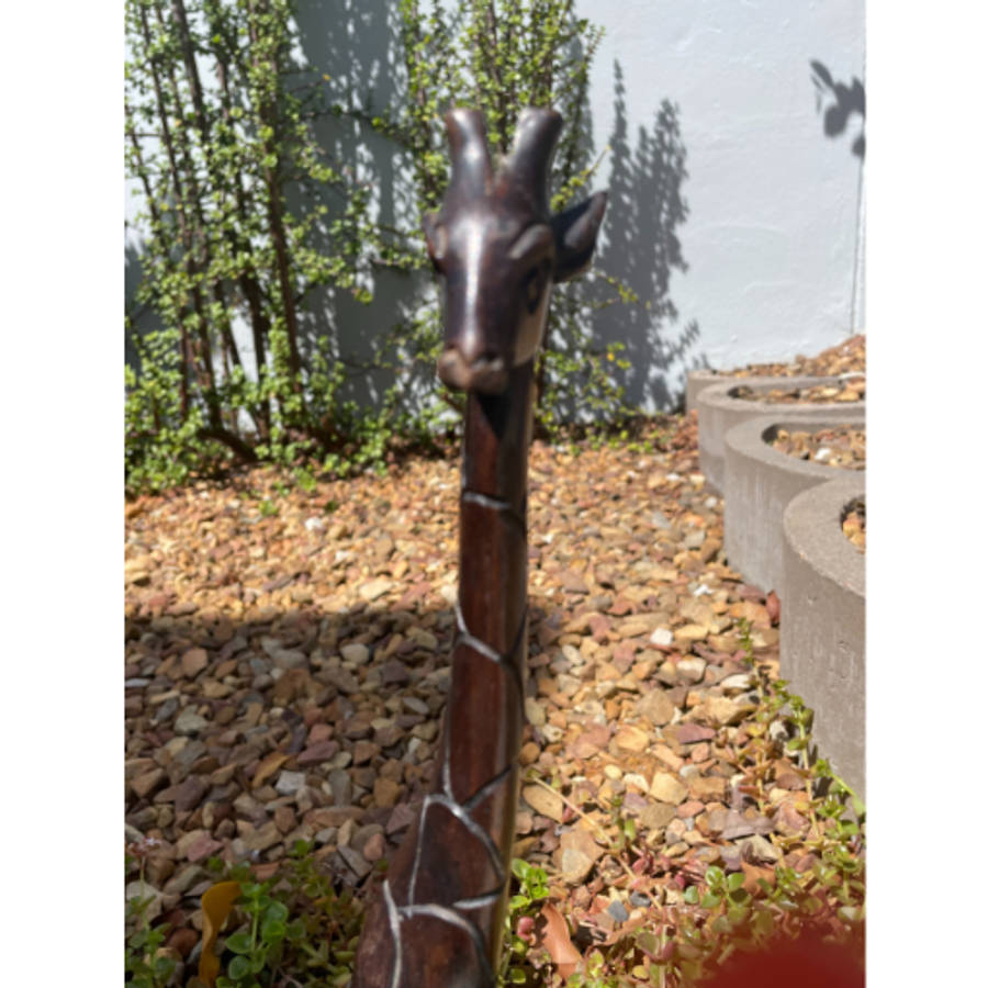Wooden Giraffe Stand