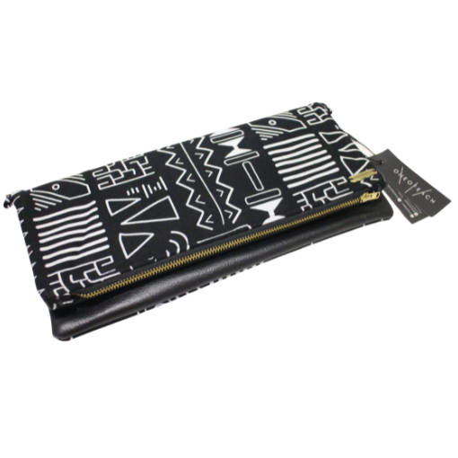 BW Tribal Fold-Over Clutch Bag