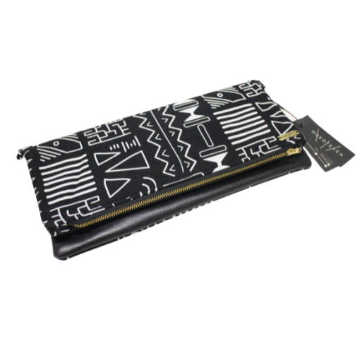 BW Tribal Fold-Over Clutch Bag