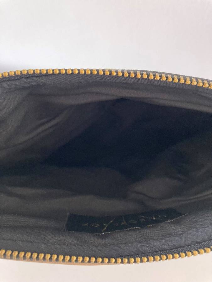 Vibrant Gold Fold-Over Clutch Bag