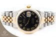 Rolex Oyster Perpetual Datejust Pyramid Dial Tiffany & Co Men's Watch