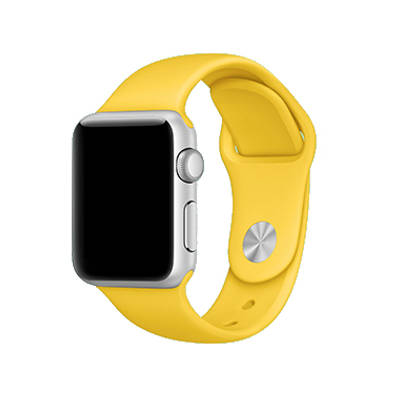 KD Silicone Strap for 38/40mm Apple Watch(M/L)  Yellow