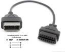 14Pin Nissan To OBDII 16 Pin Connector Adapter