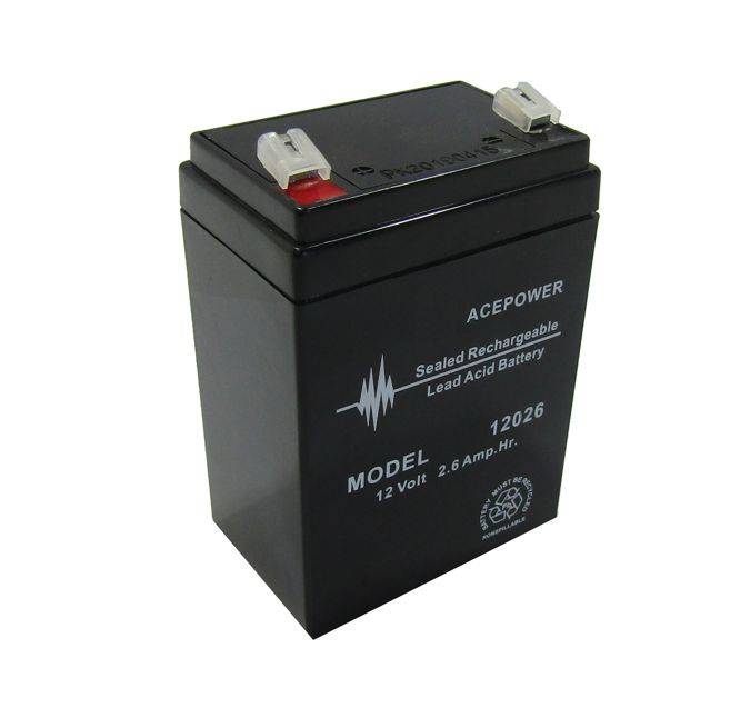 SLA BATTERY 12V 2.6AH 70x47x98(102)  12026