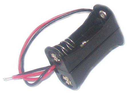 BATTERY HOLDER 2xN=SIZE/UM5 II WITH WIRE LEAD BH522-A