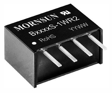 DC-DC CONVERTER 1W I=12 O=12V @ 84mA  B1212S-1WR2