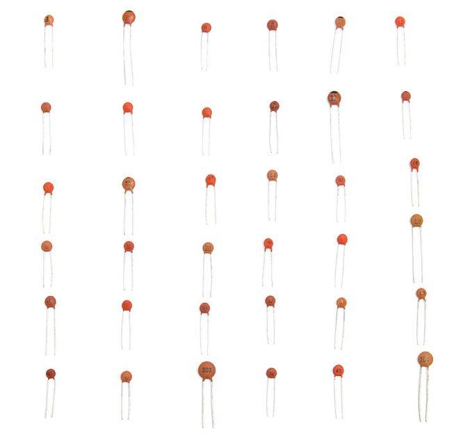 CAPACITOR KIT ONLY 5pcs of 20 DIFFERENT VALUES - EBN111 BOM EBN111-FULL CAP KIT
