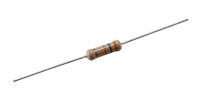 RESISTOR 1W RND C/F 5% 82E CF100-82E-J-TB