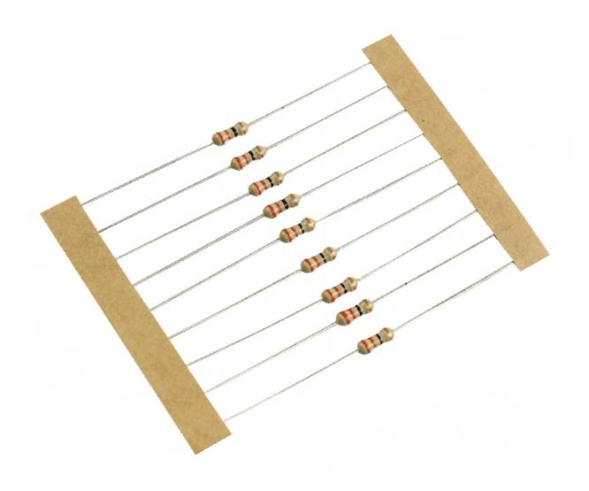 RESISTOR 1/4W ROUND C/F 5% 5K6 CF25-5K6-J-TB
