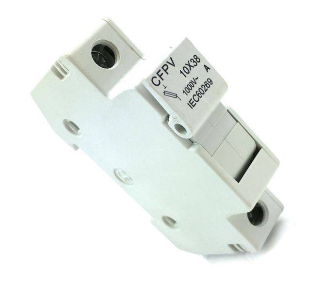 HOLDER FOR 10X38 PV/SOLAR 1KV FUSE  FH-CFPV-32-1000VDC