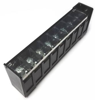 TERMINAL BLOCK 9W PCB 45A 600V P=14.5mm FLAT PIN DG1450H-B-09P-13-00AH