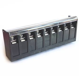 TERMINAL BLOCK 9W PCB 45A 600V P=14.5mm FLAT PIN DG1450H-B-09P-13-40AH