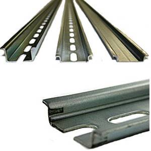 RAIL DIN MILD STEEL UN-SLOT 2M  DR35A-NS *A*