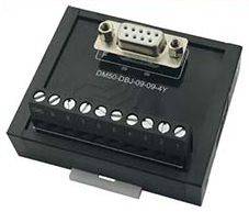 BREAKOUT BOARD DS09P TO SCREW TERMINALS  DM50-DBJ-09-09-4Y-0XAH