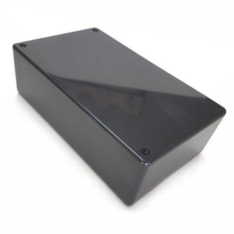 PLASTIC ENCLOSURE ABS BLACK E45B 160x99x53 E45-BLACK