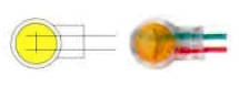 CONNECTOR SPLICE U-TYPE OD=0.4m  X97600  2-WAY YELLOW