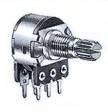 POT S/T LOG DUAL 17MM  10K PCB  F16KG-A10K-L20KQD