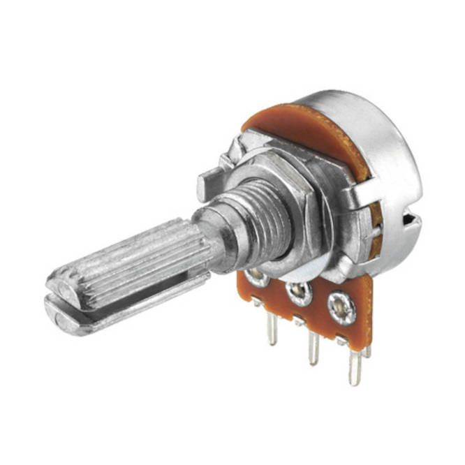 POTENTIOMETER S/T LIN P/M 17MM 10K PCB F16KN-B10K-L20KQD