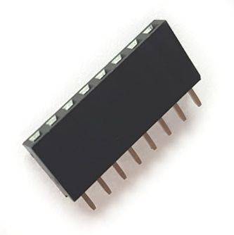 HOUSED SOCKET 8WAY SIL STR 2.54mm - DEBULK FHC85-108SGOA1