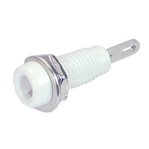 BANANA SOCKET 2mm WHITE K2141-WHITE