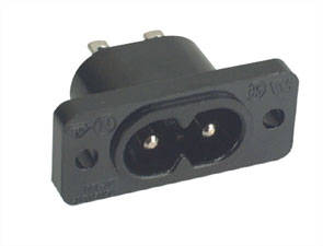 SOCK AC FIG-8 P/M SOLDER K2425  K2425