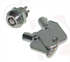 SWITCH KEYLOCK DPST 2P 2KP  LS121