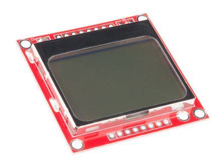 NOKIA 5110 LCD DISPLAY MODULE RED PCB MD0065