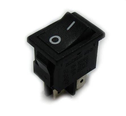 ROCKER SWITCH DPST 13x19 ILL-BLACK  MR-21