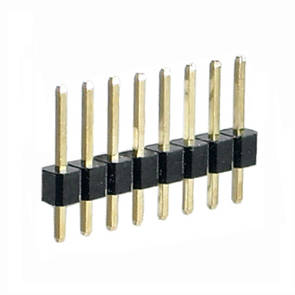 HEADER SIL STR 40W 2.54 TH=19 GOLD PINS 210549