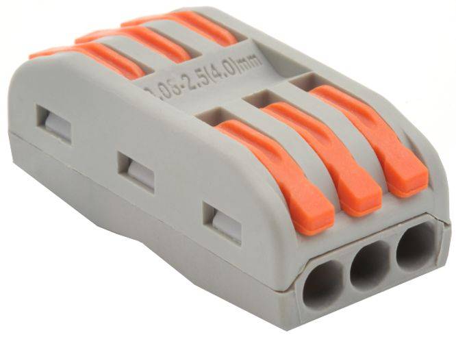 BRIDGING / SPLICING TERMINAL BLOCK 3-WAY  SB-400203 / PCT-2-3