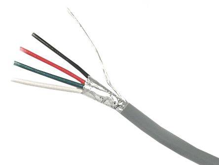 4C SIGNAL CABLE SCREEN CSA=1mm2 OD=8.4mm - DEBULK H122P100-GY