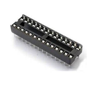 IC SOCKET DIL 0.3 28W STD D-LEAF - OPEN    ISS28T1-03-RH *DBK*
