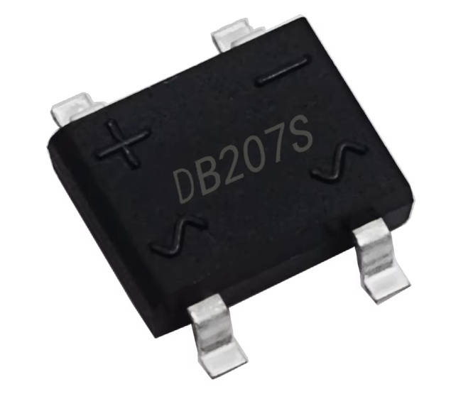 SMD BRIDGE RECTIFIER 2A 1KV SOIC4 DB207S