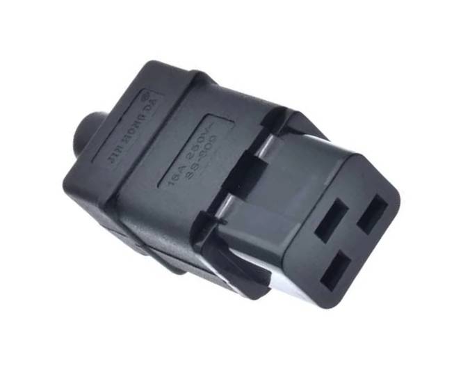 C19 IEC320 SOCKET IN-LINE RE-WIREABLE - BULKY SS-809