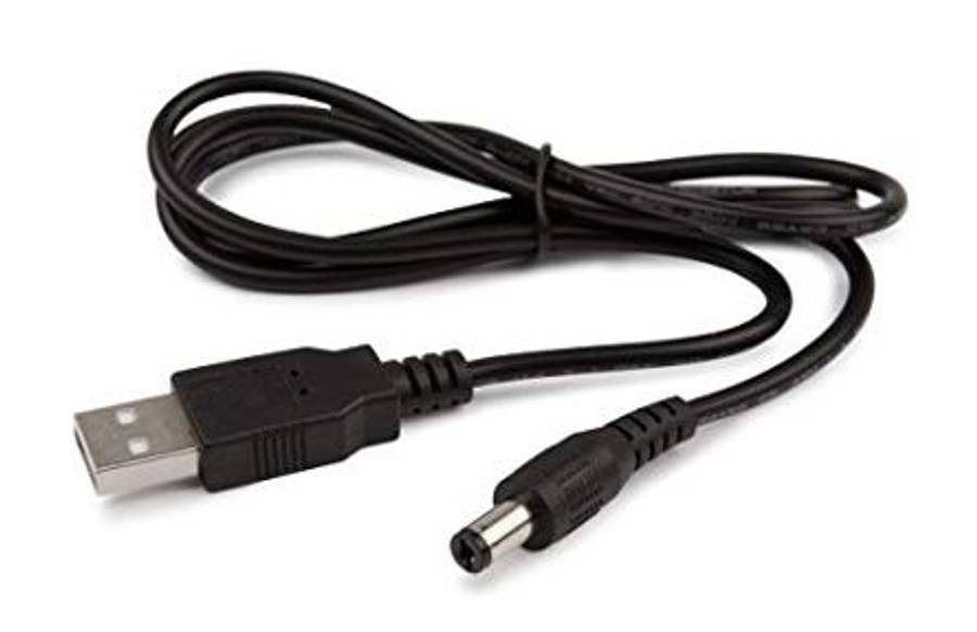 5V USB TO SOCK DC POWER IN-LINE 2.1MM 1.5M LEAD  LXT-DC215 / 190152
