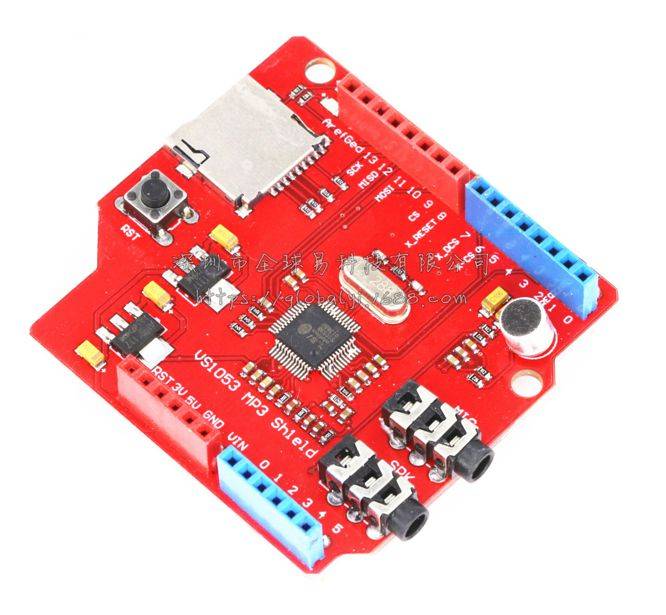 MP3 / AAC / WMA / MIDI AUDIO DEVELOPMENT BOARD VS1053-MP3