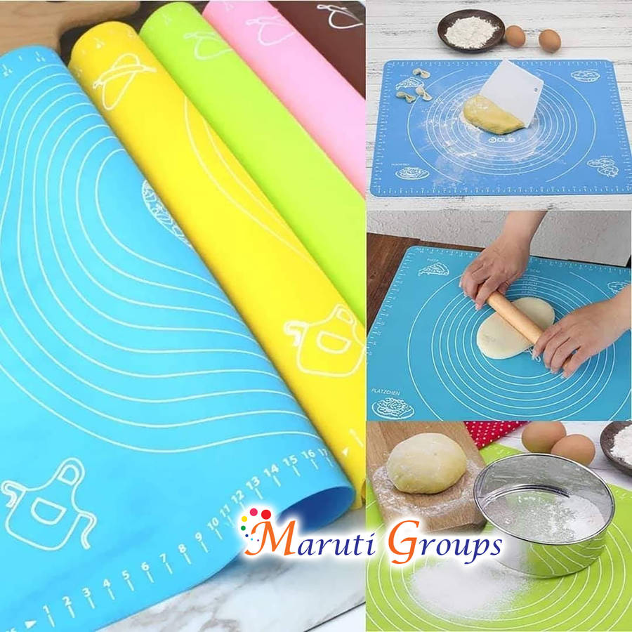 Silicone Baking Mat with Measurements, Pastry Rolling Mat, Cooking Mat Professional Non Stick Liner
