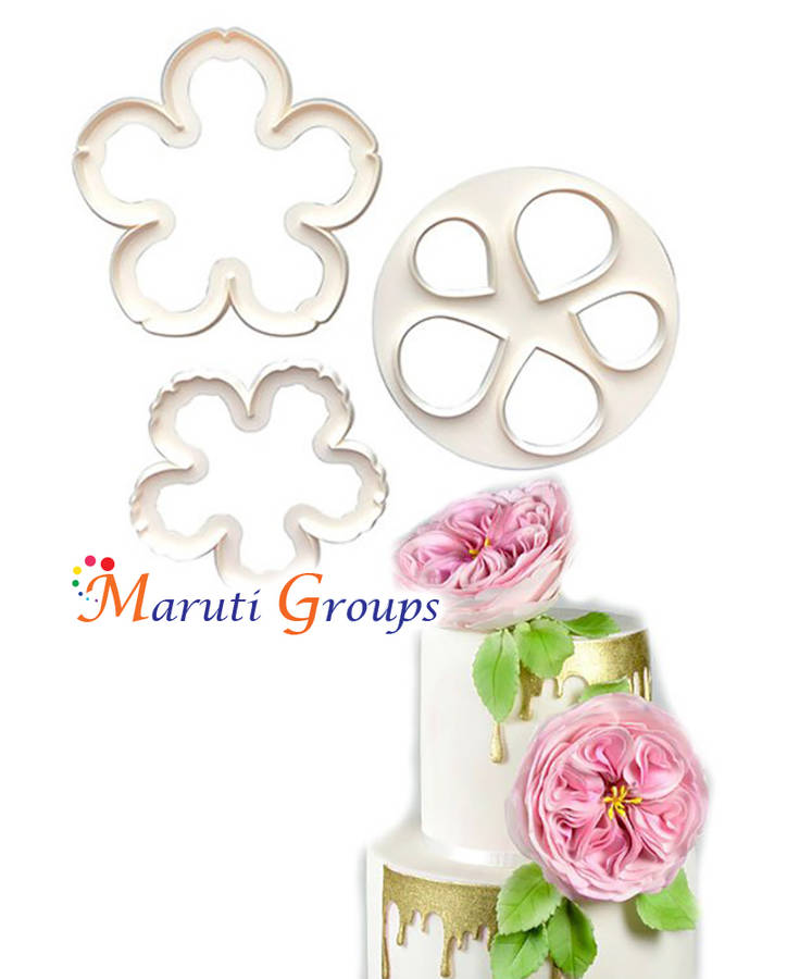 A Very English Rose - Shaped Sugarcraft Icing Cutter for Cake Decorating