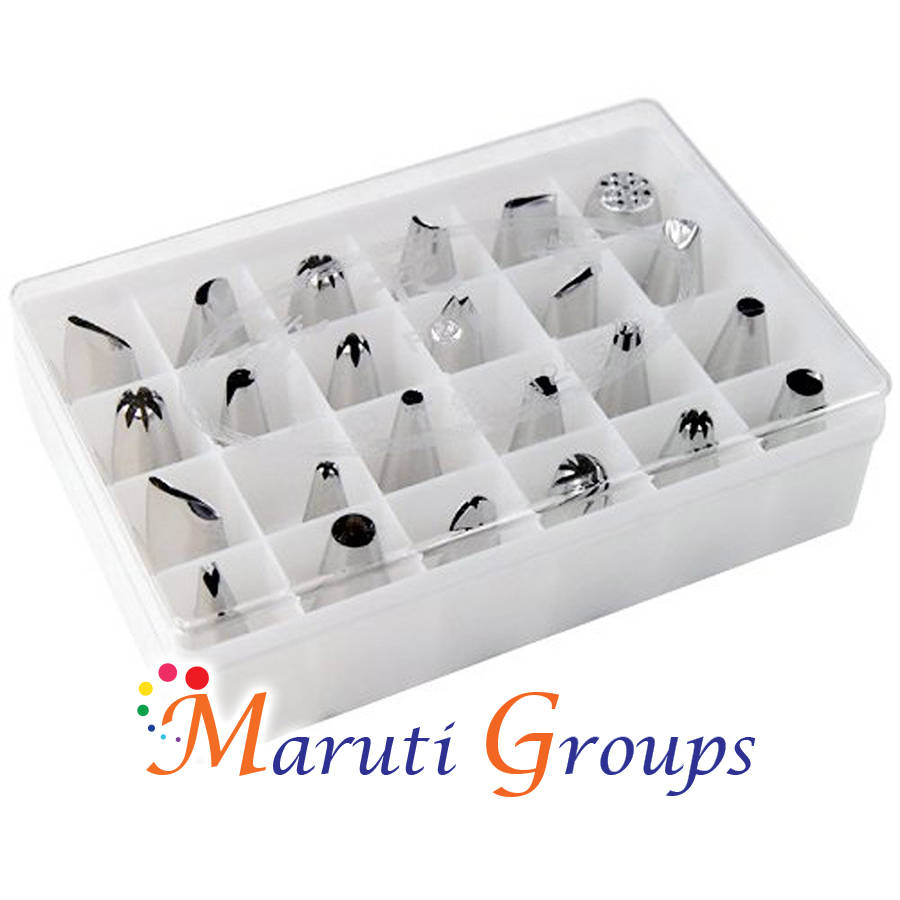 24pc Stainless steel Nozzle Set