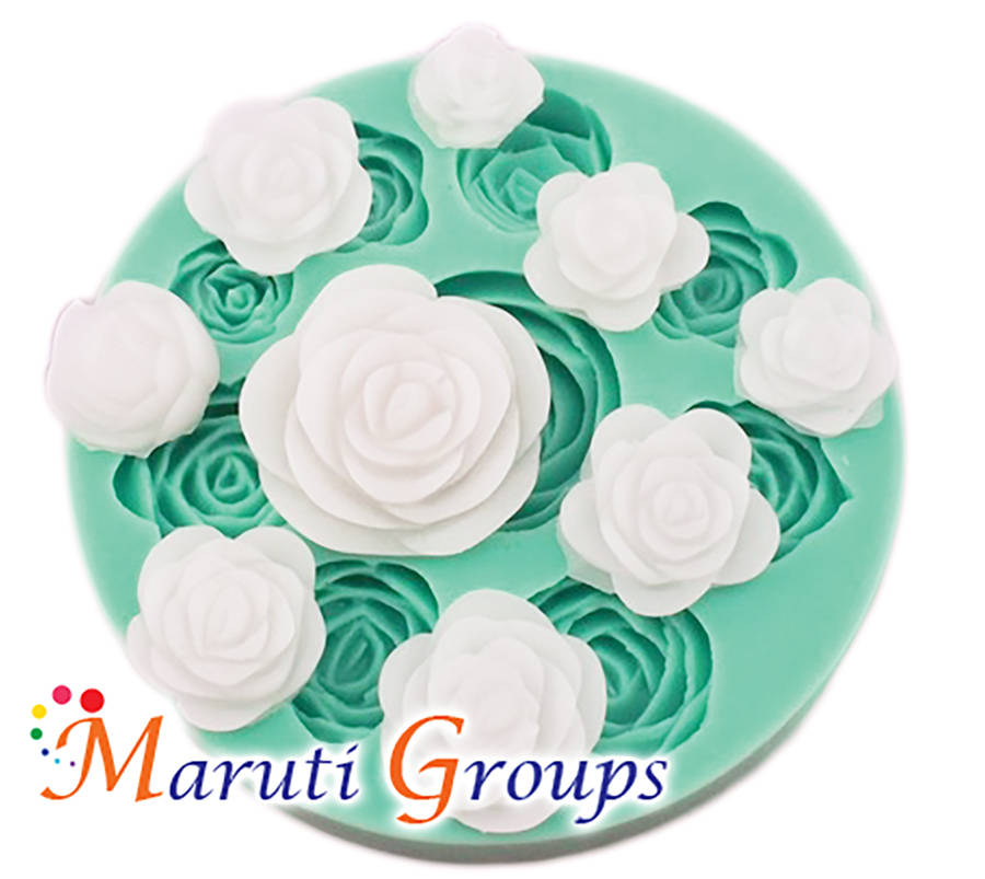 9 Roses Silicone Mould