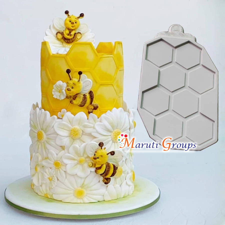 Bee Honeycomb  Silicone Mould