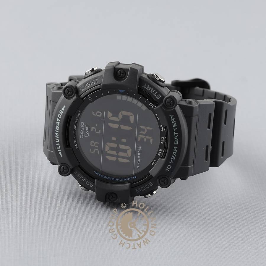 Casio Watch Illuminator World Time Multifunction (ae-1500wh-8bvef) Men's Watch