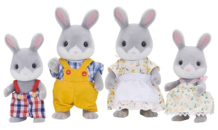 Cottontail Rabbit Family