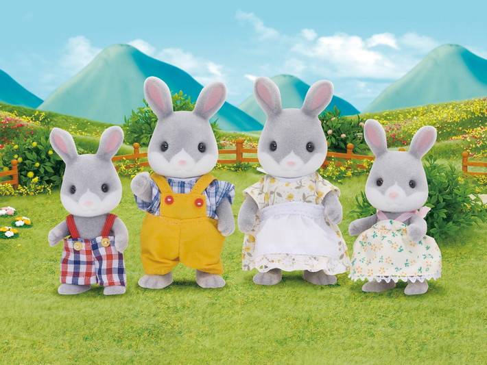 Cottontail Rabbit Family