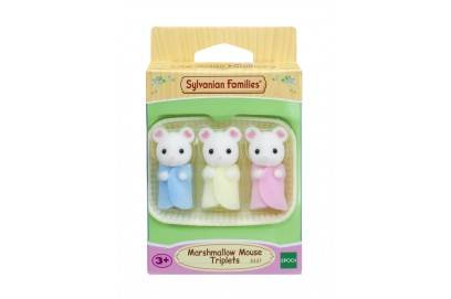 Marshmallow Mouse Triplets