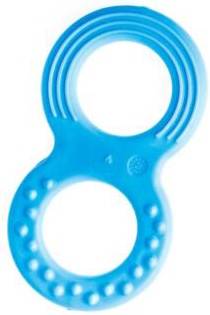 RUBBER TEETHER - BLUE